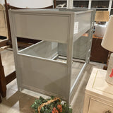 Crate & Barrel Small Space Kids Twin Bunk Bed BEDS Light Gray 42w78d61h