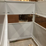 Crate & Barrel Small Space Kids Twin Bunk Bed BEDS Light Gray 42w78d61h