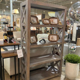 5-Shelf Farmhouse Bookcase BOOK SHELF 40w16d72.5h