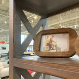 5-Shelf Farmhouse Bookcase BOOK SHELF 40w16d72.5h