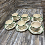 Spode 6pc Set Tea Cup & Plate HOLIDAY ITEMS 5d3h