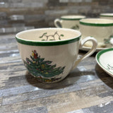 Spode 6pc Set Tea Cup & Plate HOLIDAY ITEMS 5d3h