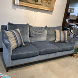 Walter E. Smithe MCM Velvet 3-Seat SOFA 88w34d33h