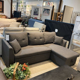 Navaeh Storage & Sleeper SECTIONAL Gray 82w53d34.5h