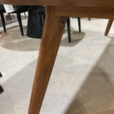 Arhaus MCM Rectangular w/ Two 18" Leaves DINING TABLE 72w38d31h