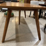 Arhaus MCM Rectangular w/ Two 18" Leaves DINING TABLE 72w38d31h