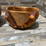2pc Set Decorative Wood Bowls ACCESSORIES 7d3.5h