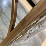 Rectangular Brass & Marble Top COFFEE/COCKTAIL TABLE 54w32d19h