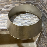 Crate & Barrel Hammered Metal Tree Collar HOLIDAY ITEMS 28d9.5h