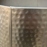 Crate & Barrel Hammered Metal Tree Collar HOLIDAY ITEMS 28d9.5h