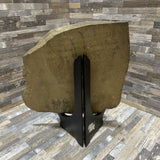 Handcrafted Signed Stone Kokopelli On Stand ACCESSORIES 8.5w8h