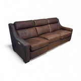 Bernhardt Germain Leather Power Motion SOFA 94w37d36h
