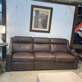 Bernhardt Germain Leather Power Motion SOFA 94w37d36h
