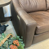 Bernhardt Germain Leather Power Motion SOFA 94w37d36h