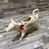 Lenox Cow Creamer HOLIDAY ITEMS 3w7d4h