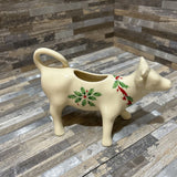 Lenox Cow Creamer HOLIDAY ITEMS 3w7d4h