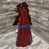 Folk Art Style Metal Santa Claus Figurine HOLIDAY ITEMS 6w3d13h