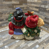 Christmas Snowman Family Figurine HOLIDAY ITEMS 6w3d6h