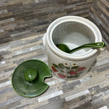 Mccoy Pottery Strawberry Country Soup Tureen w/ Ladle ACCESSORIES 8d7h