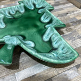 Ceramic Christmas Tree Dish HOLIDAY ITEMS 9w9d1h