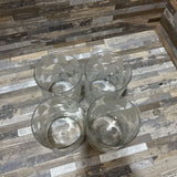 4pc Set Etched Christmas Glasses HOLIDAY ITEMS 3d4h