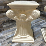 2pc Set Ceramic Cherub Pedestal Stands ACCESSORIES 5w5d8h