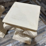 2pc Set Ceramic Cherub Pedestal Stands ACCESSORIES 5w5d8h