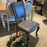 Gramercy Rectangle Back DINING CHAIRS Gray/Brown 21X21X39